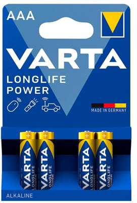Varta Batterie Longlife Power - AAA / Micro 4 Stück