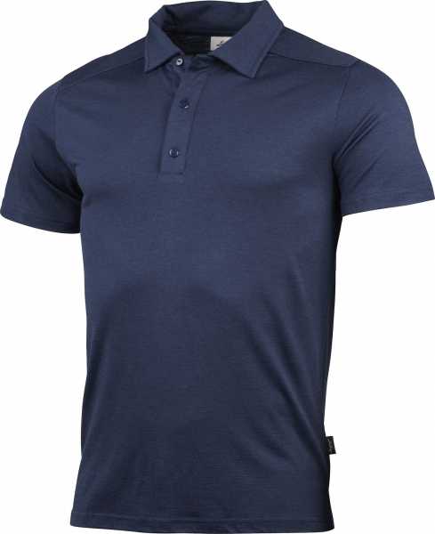 Lundhags Gimmer Merino Lt Polo Ms Tee, navy