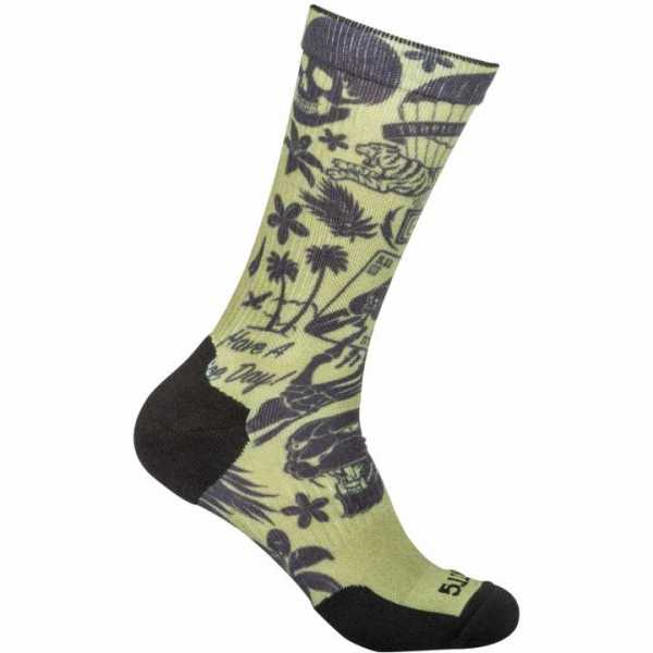 Socken Tropical, grün